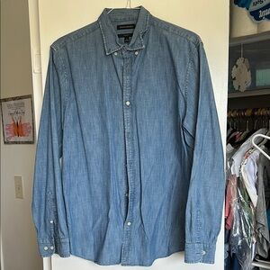 Banana Republic Blue Casual Button Down Shirt